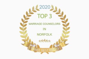 2020 Top 3 Marriage Counselors in Norfolk Badge.