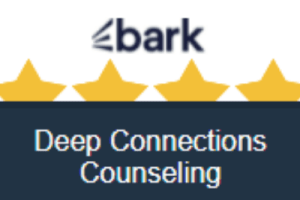 Photo of Bark 4 starts badge for Deep Connection Counseling at NC and VA